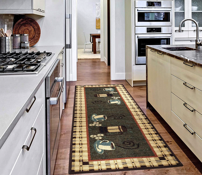 💯BRAND NEW-- Clearance Sale - Ottomanson Siesta Collection Kitchen Rug, 20" x 59", Coffee