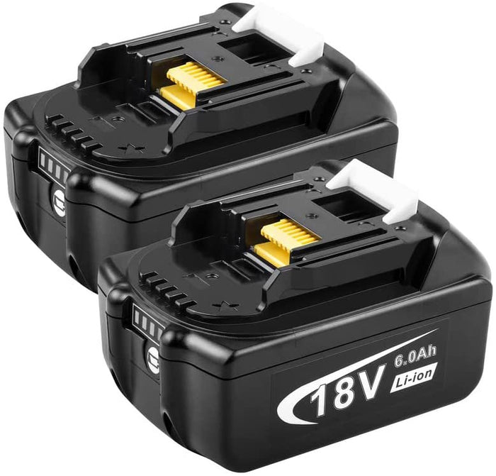 2 Pack Makita 18V 6.0Ah LXT Lithium-Ion BL1830 BL1850 BL1860 tool Battery