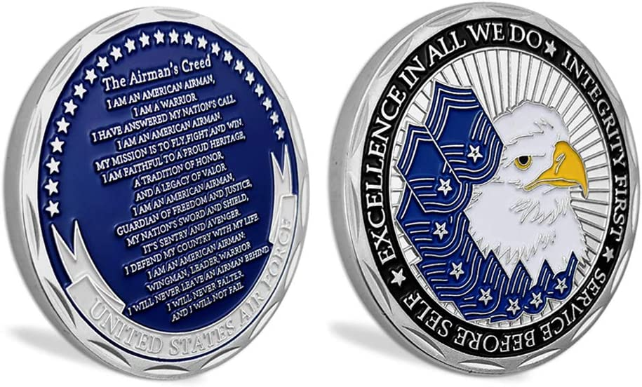 ✱Clearance Sale!!✱ United States Air Force Airman's Creed Military Challenge Coin!