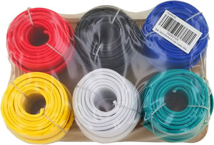 14 Gauge 6 Color Combo Automotive Low Voltage Primary Wire 50 ft Roll (300 ft Total)