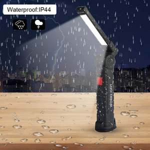 🔥2 Pack🔥 Rechargeable COB LED RED Light Lamp Flashlight Folding