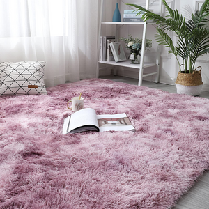 Pink Purple Modern Home Decorate Area Rugs for Living Room Bedroom Bathroom Fluffy Indoor Carpet