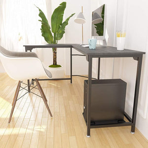 66" Heavy-Duty Workstation Computer Desk, 450LBS Gaming Home Office Desk With CPU Stand, Solid