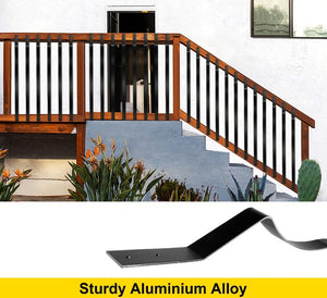 Deck Balusters 51pcs 32”x1” Aluminum Alloy Wood Composite Porch Balcony Spindles Staircase Railing