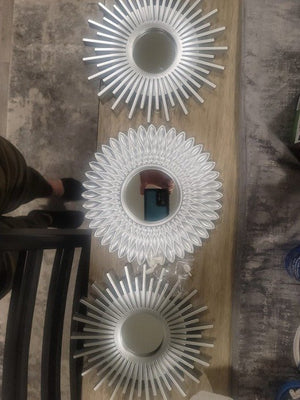 🌔CLEARANCE SALE🌔 ~ 3 PACK Mirrors Silver Wall Decor Round - BRAND NEW💯