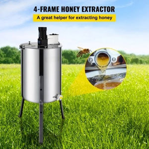 Electric Honey Extractor 4 Frame Stainless Steel Beekeeping Equipment 120w “Brand New”