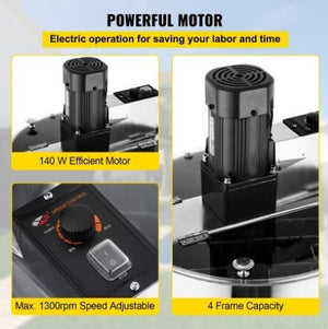 Electric Honey Extractor 4 Frame Stainless Steel Beekeeping Equipment 120w “Brand New”