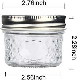 Sale❗❗ 40 Pack Mason Jars 4 oz Canning Jars w/ Regular Lids