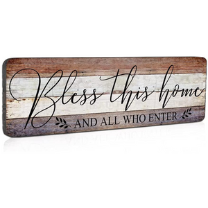 Bless This Home Rustic Wall Hanging