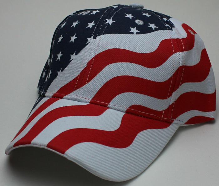 USA American United States Flag Stars Stripes Baseball Cap Hat 4th of July NEW