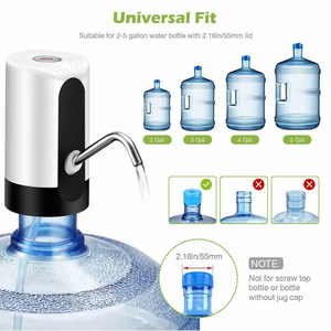 💦💦5 Gallon USB Water Bottle Jug Dispenser Automatic Electric Switch Pump Portable