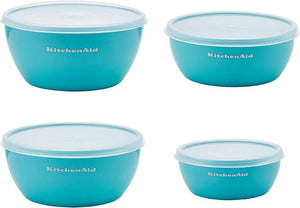 KitchenAid Plastic Pinch Bowls with Lids Set Of 4