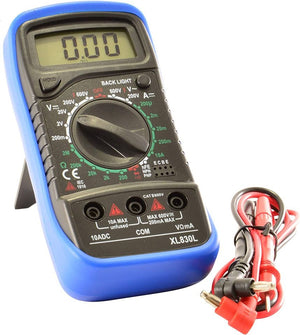 Digital Multimeter AC DC Voltmeter Ammeter Ohmmeter Volt Tester Meter (XL830L)