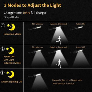 1200W LED Solar Light Motion Sensor 3 Modes Lamp Outdoor Wall Street Yard Garden