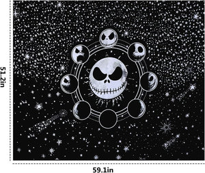 Black and White Tapestry, Tapestry Nightmare Before Christmas 51x59