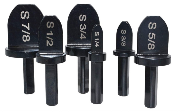 6pcs Swaging Tool Drill Bit Set| Copper Pipe Swaging Tool Drill Bits| Twist Drill Bits| Power Tools
