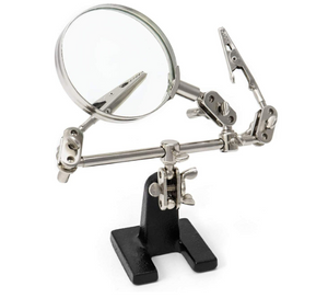 Soldering Stand w/ Magnifier Glass| 5X Adjustable Magnifying Glass| Welding Equipment| Soldering & Brazing Equipment