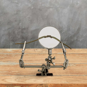 Soldering Stand w/ Magnifier Glass| 5X Adjustable Magnifying Glass| Welding Equipment| Soldering & Brazing Equipment