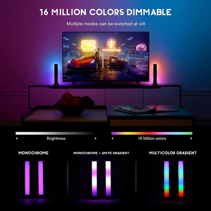🔥RGB Light Bars, Smart Light Bar with Scene Modes and Music Modes, Ambient Lighting TV Backing, RGB