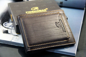 Fashion Men's Bifold Leather Wallet ID Credit Card Holder Billfold Purse Clutch