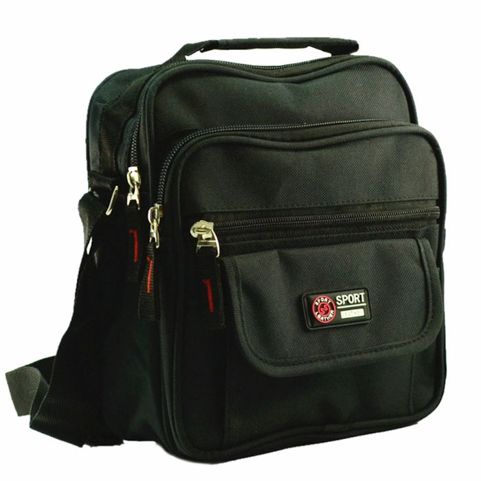 Waterproof Crossbody Black Shoulder Satchel Bag Design 1