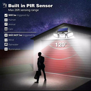 1 PACK LED Solar Flood Lights