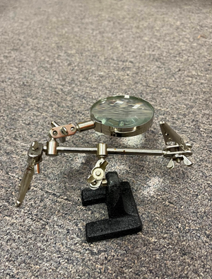 Soldering Stand w/ Magnifier Glass| 5X Adjustable Magnifying Glass| Welding Equipment| Soldering & Brazing Equipment