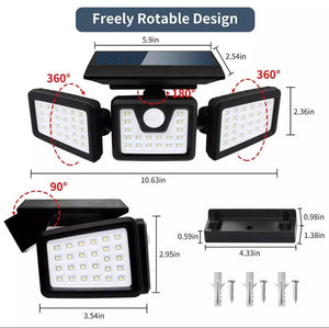 1 PACK LED Solar Flood Lights