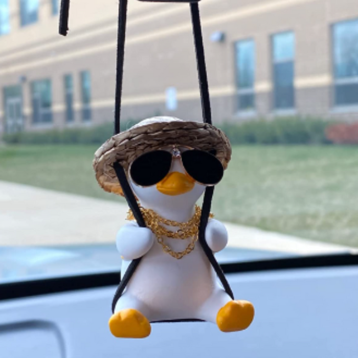Swing Duck Car Hanging Ornament