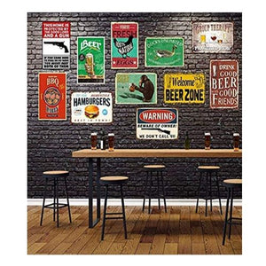 Metal Tin Sign Motorcycle You Don’t Stop Riding When You Get Old 8"x12"
