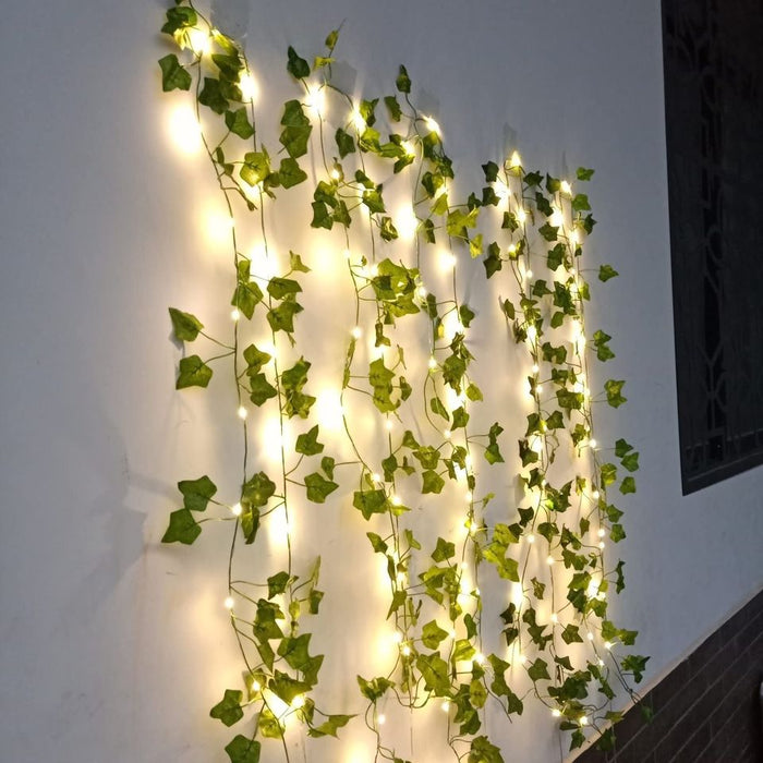 Vine String Lights 1 Pack Ivy Decor Maple Leaf Garland Wreath Hanging lamp with 20 LED 6.5 FT