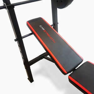 COMPLETE Weight Bench Set [Everything Included : Plates, Barbell, ect]