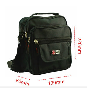 Waterproof Crossbody Black Shoulder Satchel Bag Design 1