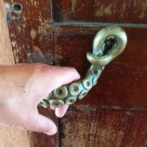 ♦ TRENDING ITEM!! Vintage Octopus Door Handle Bronze Funny Decoration ♦