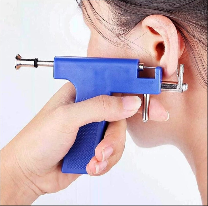 🏷️Clearance Sale - Professional EAR PIERCING Beauty Tool Body Nose Navel Tool Kit 98 Studs
