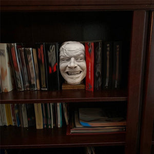 ♦ TRENDING ITEM!! Sculpture of the Shining Bookend Library Here'S Johnny Resin Ornament ♦