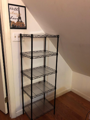 5-Wire Shelving Metal Storage Rack Adjustable Shelves