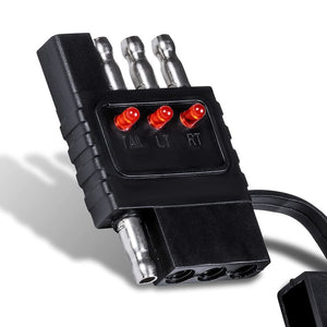 four Way Flat Trailer Wiring Tester Light Brake Tail Turn Signal Trouble Shooter