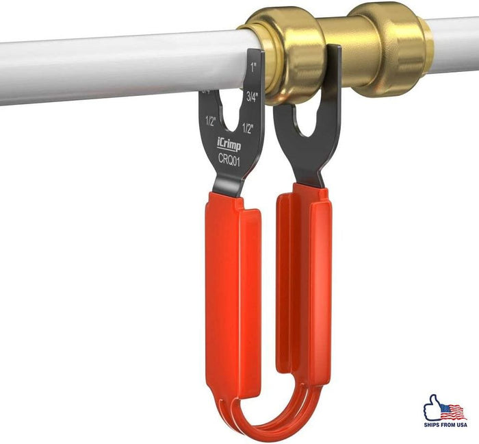 Disconnect Tong Sized 1/2 inch, 3/4 inch, 1 inch, Removal Tool Push to Connect Fittings