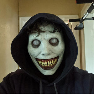 Creepy Halloween Mask - Horror Smiling Demons, Evil Cosplay Scary Halloween Costume Party Props