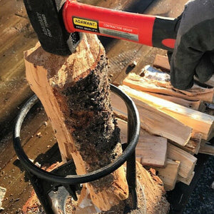 Firewood Kindling Splitter Racker Ornament Log Wood Cutter Home Decor