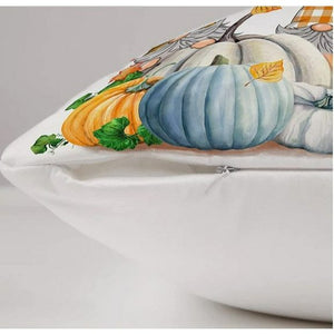 💯CLEARANCE❗️❗️ Set of 4 Fall Decor Farmhouse Buffalo Check Pumpkins Autumn Gnomes 18x18💯