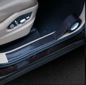 3M Car Door Protector Sill Scuff Cover Sticker Anti-Scratch 5D Carbon Fiber Strip (3m x 50mm)