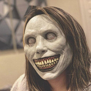 Creepy Mask Smiling Demons Horror Face Masks The Evil Cosplay Props Halloween