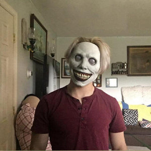 Creepy Mask Smiling Demons Horror Face Masks The Evil Cosplay Props Halloween