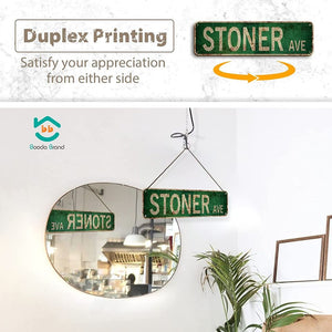 4 Signs of Exit 420 Stoner Avenue Street Sign 14 x 4 x 0.05 inches