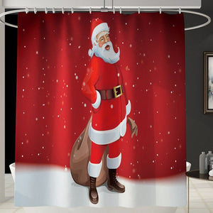 Merry Christmas Toilet Set Santa Xmas Home Decoration