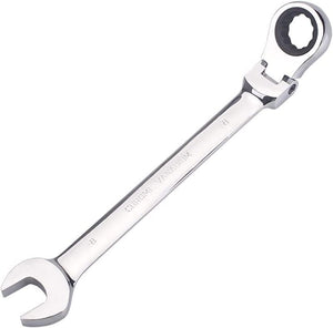 7mm Metric Flex-Head Ratchet Wrench,Box End Head 72-Tooth Ratcheting Combination Wrench Spanner