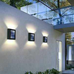 Outdoor Solar LED Deck Light Path Garden Patio Pathway Stairs Step Fence Lamp