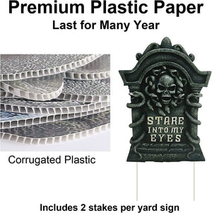 6PCS Halloween Tombstone Decorations